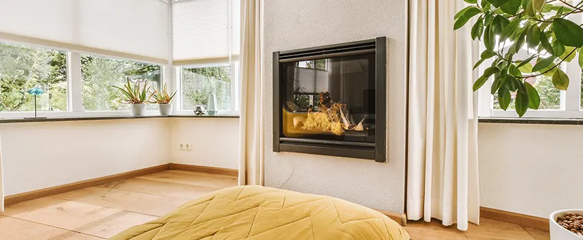 Residential Fireplace Ceramic Glass Installation in Floral Park, NY