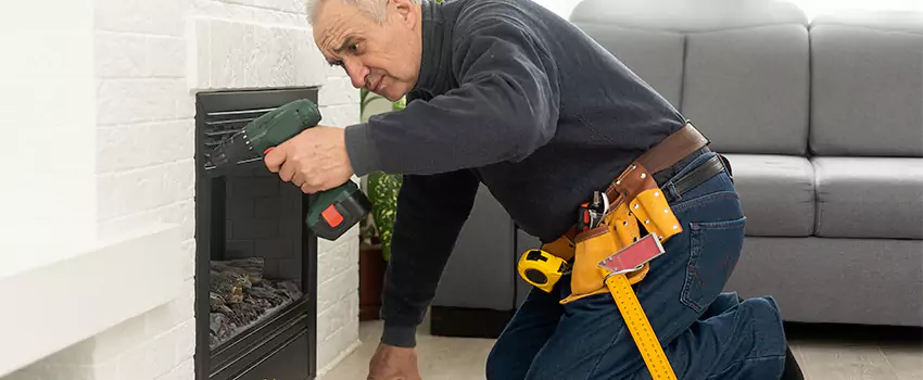 New Indoor Fireplace Installation in Floral Park, New York